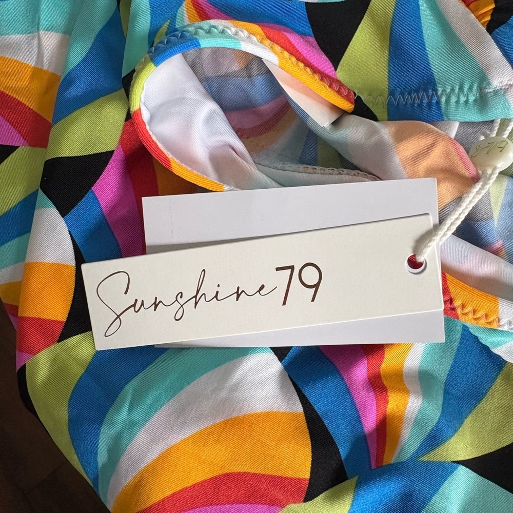 Sunshine 79 Hang Loose Bandeau Tankini Top - Picture 5 of 6